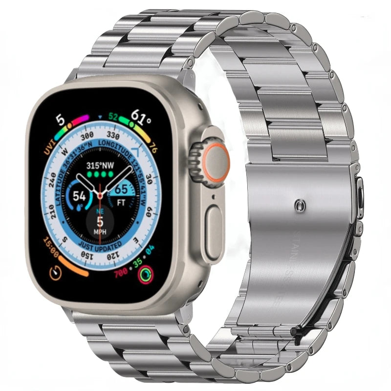 Metal strap For Apple watch 10 46mm 42mm Ultra/2 49mm 9 8 7 45mm 41mm Stainless steel wristband For iWatch 6 5 4 3 SE 44mm 40mm